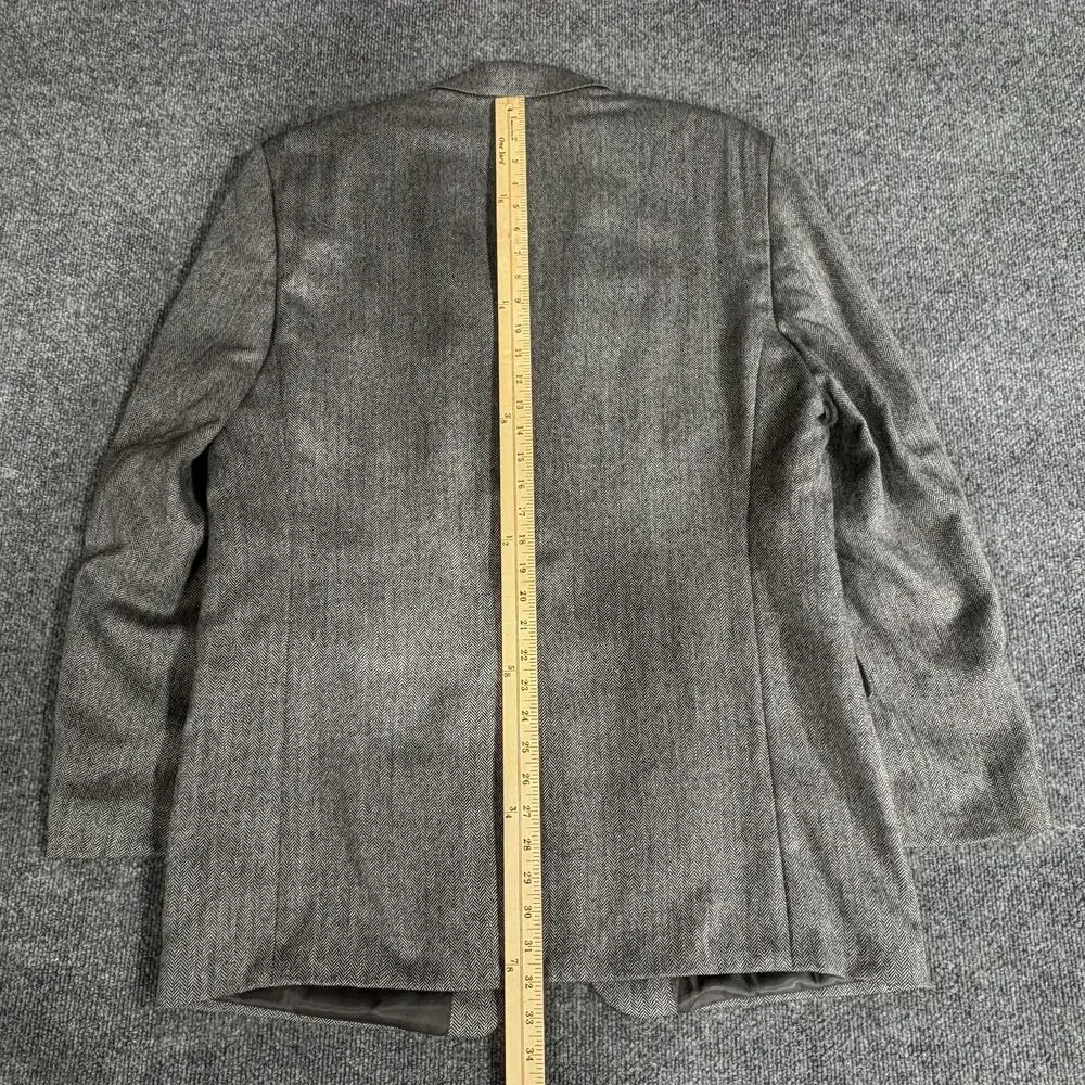 Lauren Ralph Lauren Blazer Mens 44L Wool Herringbone Sport Coat Jacket Classic